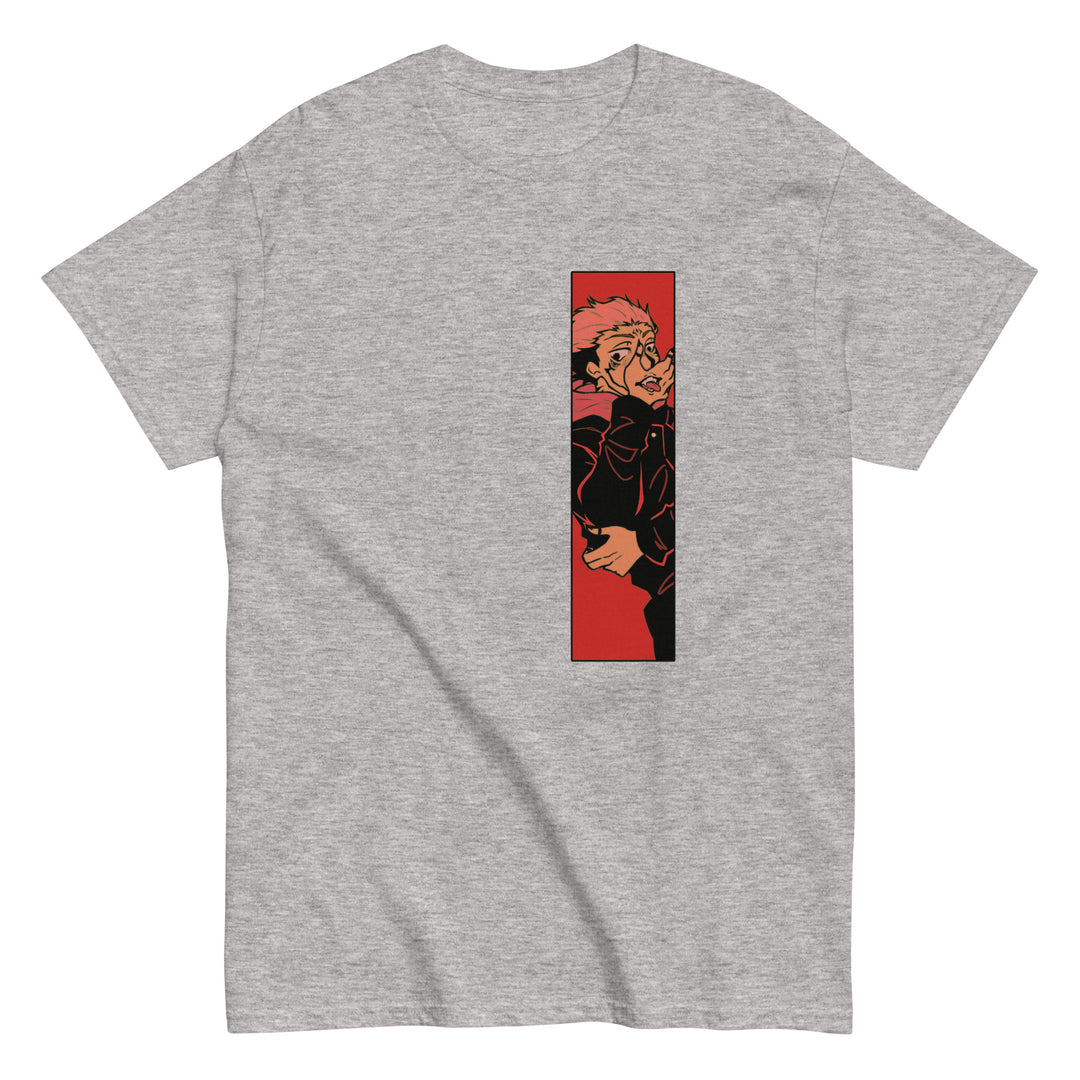 Jujutsu Kaisen: King of Curses Men's Graphic Grey T-Shirt Apparel