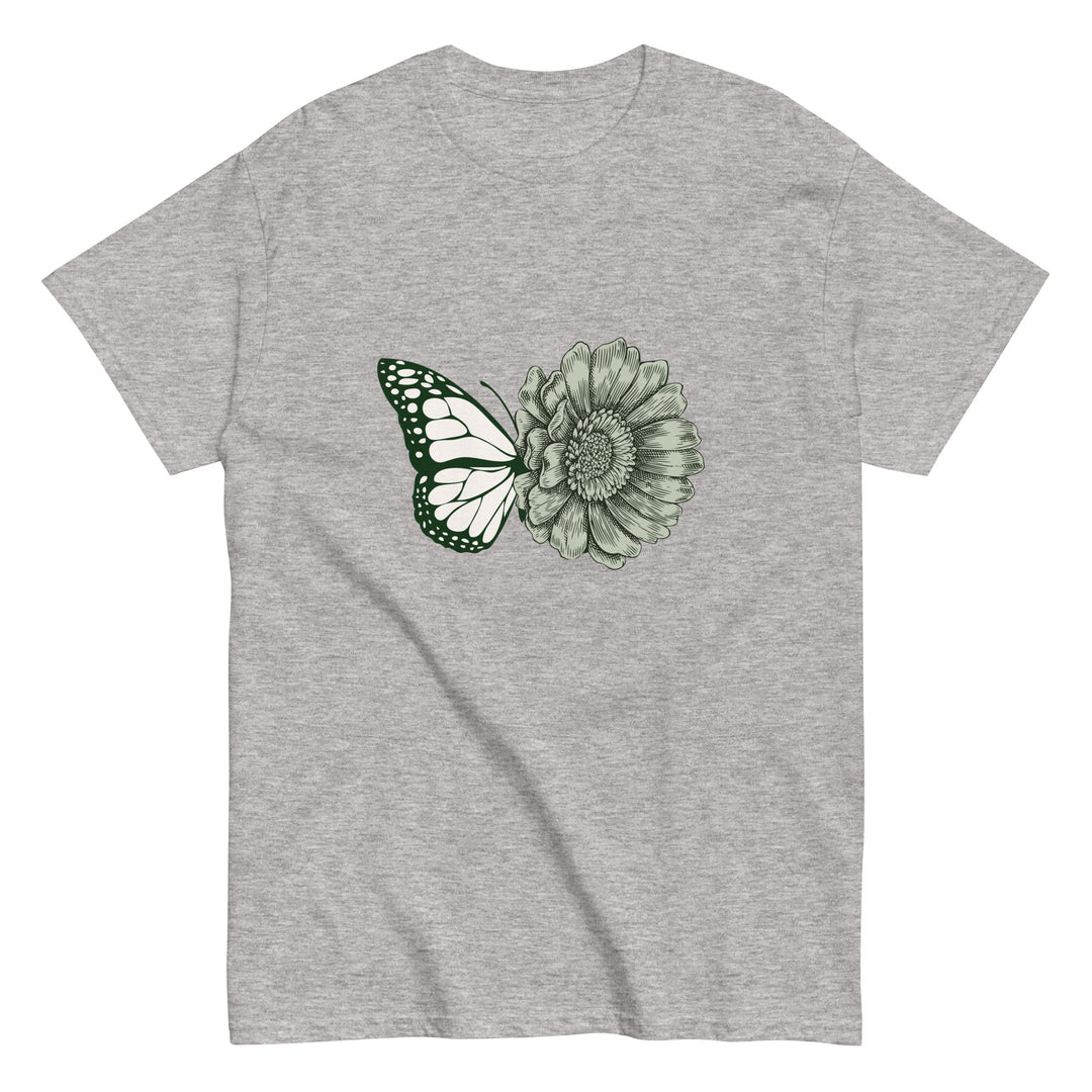 Butterfly Flower Graphic T-Shirt Unisex