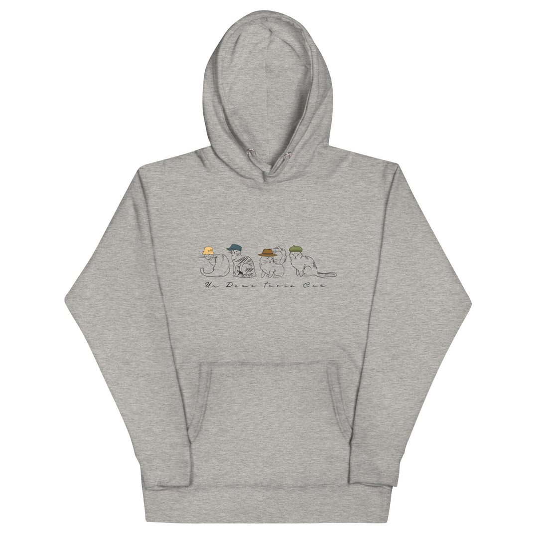 Un Deux Trois Cat Unisex Hoodie