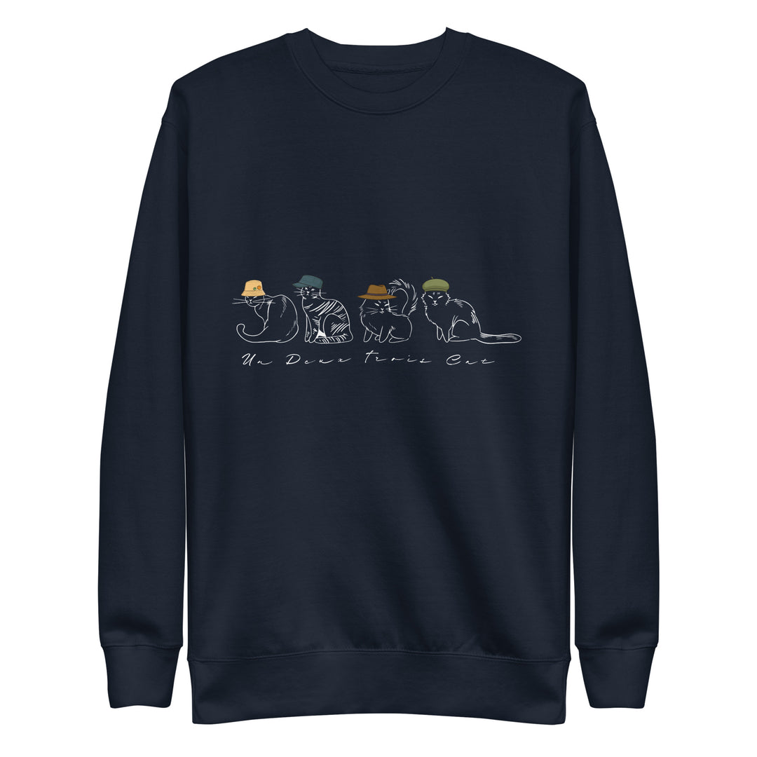 Un Deux Trois Cat Sweatshirt