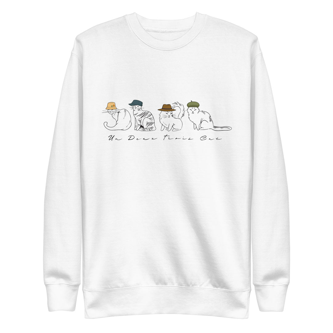 Un Deux Trois Cat Sweatshirt