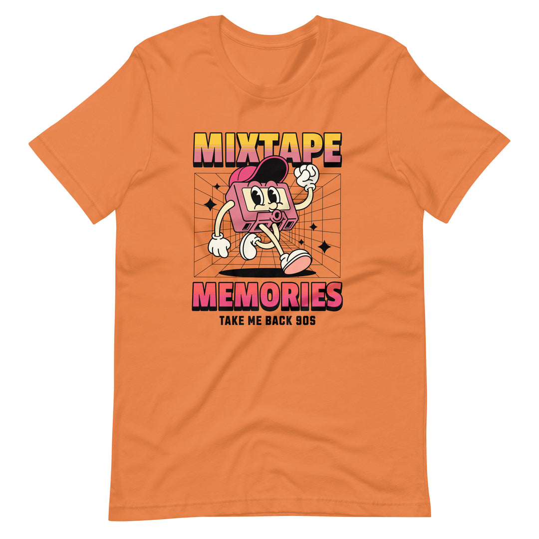 Mixtape Memories Unisex T-shirt Super Comfy Cute Nostalgia