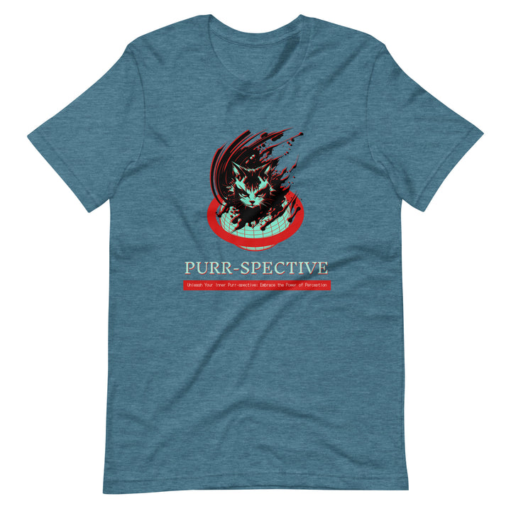 Cat Purr-spective Graphic Tees Globe Unisex t-shirt