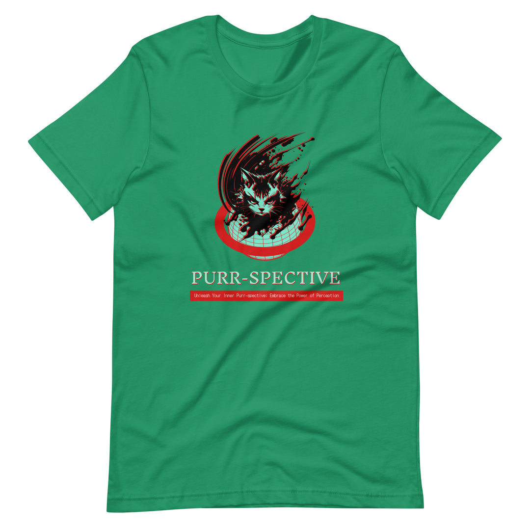 Cat Purr-spective Graphic Tees Globe Unisex t-shirt