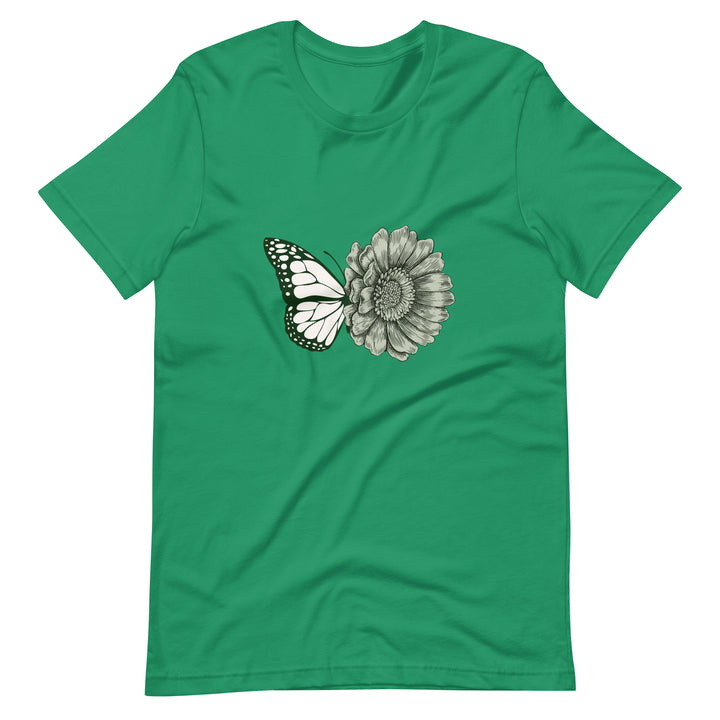 Butterfly Flower Graphic T-Shirt Unisex