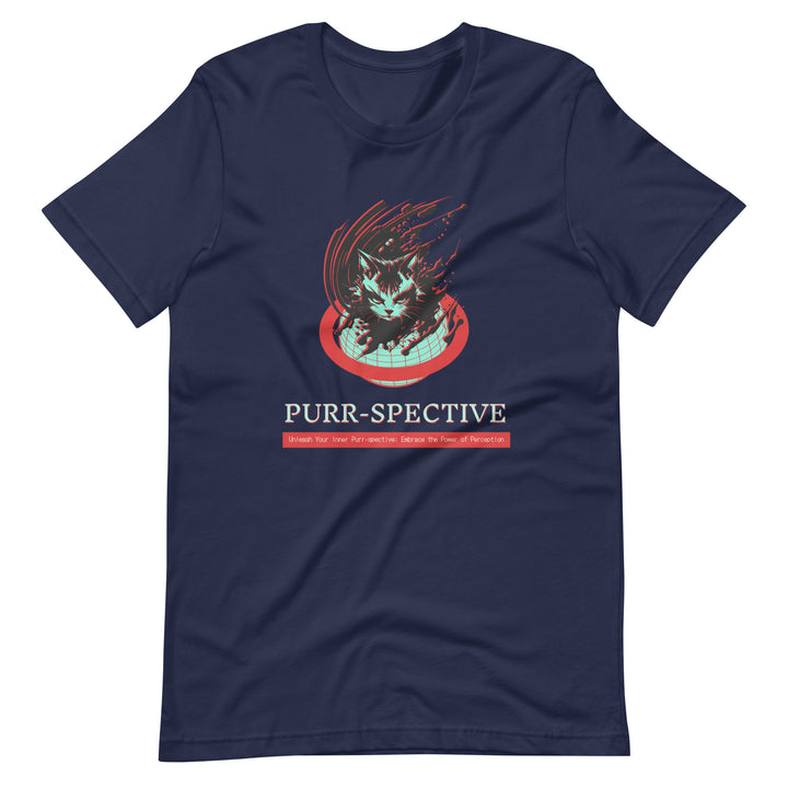 Cat Purr-spective Graphic Tees Globe Unisex t-shirt